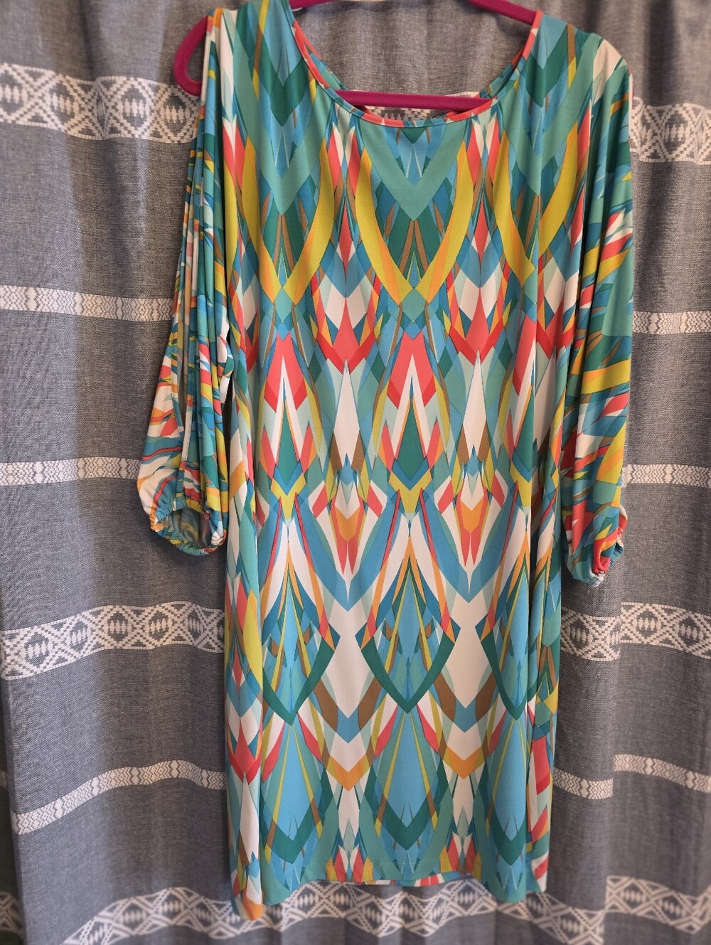Calvin Klein Colorful DRESS Size 14